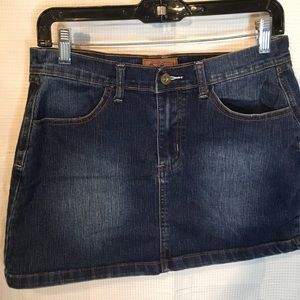 Diva Blue Mini Demin Skirt